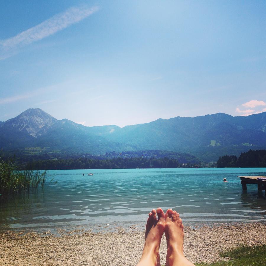 Pension Seerose Drobollach am Faakersee Exteriör bild